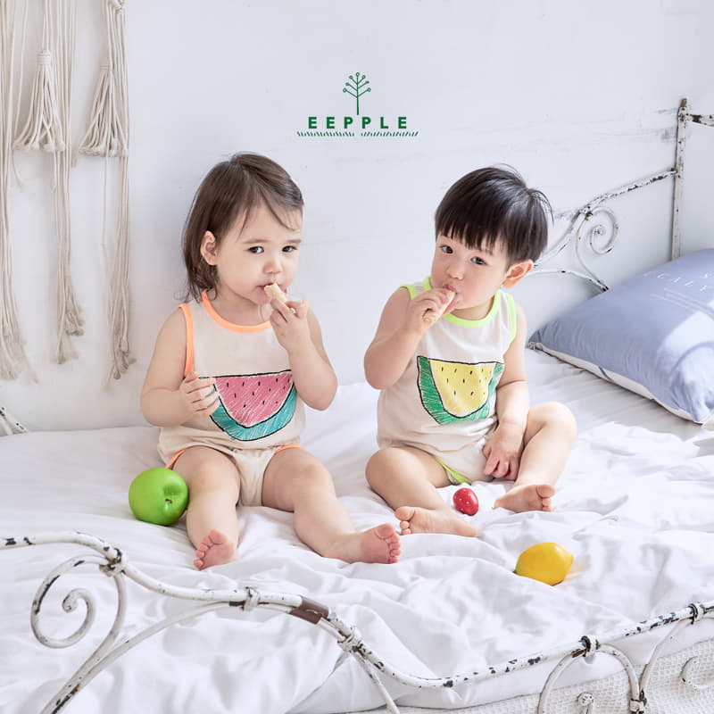 Eepple - Korean Children Fashion - #toddlerclothing - Watermelon Bodysuit - 6