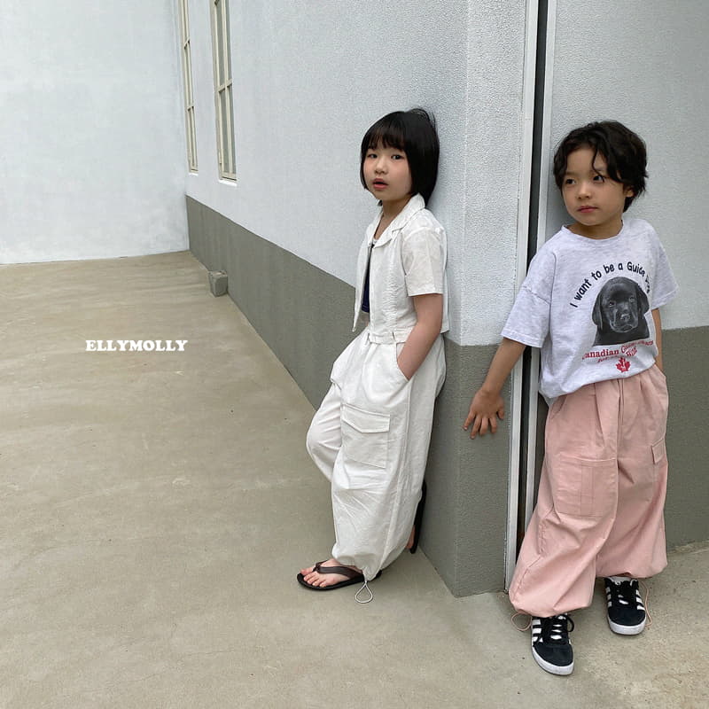 Ellymolly - Korean Children Fashion - #childofig - Linen Crop Jacket - 9