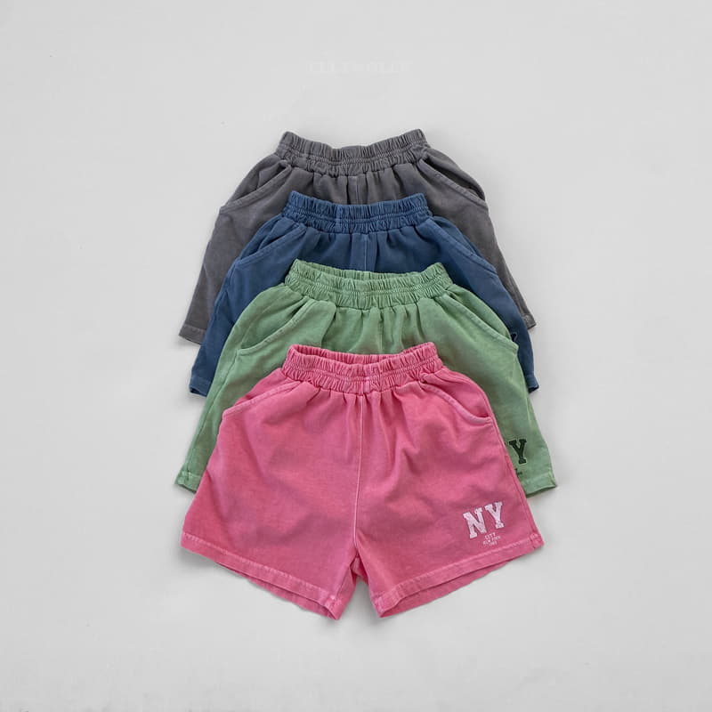 Ellymolly - Korean Children Fashion - #fashionkids - NY Dyeing Shorts - 12