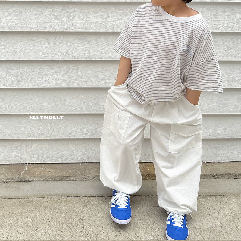 Ellymolly - Korean Children Fashion - #fashionkids - Together Stripes Tee - 12