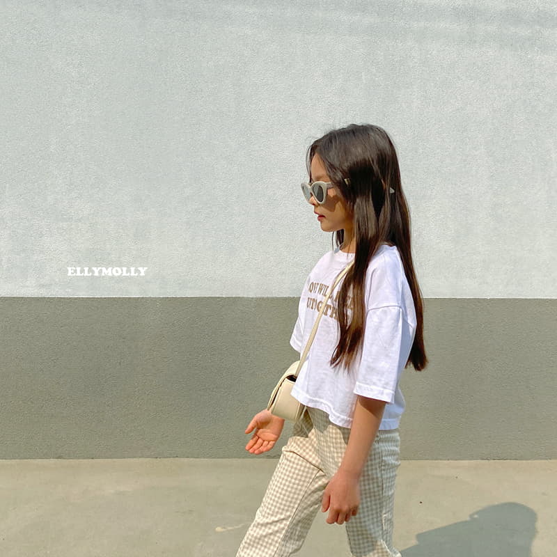 Ellymolly - Korean Children Fashion - #fashionkids - Love Keep Crop Tee - 12