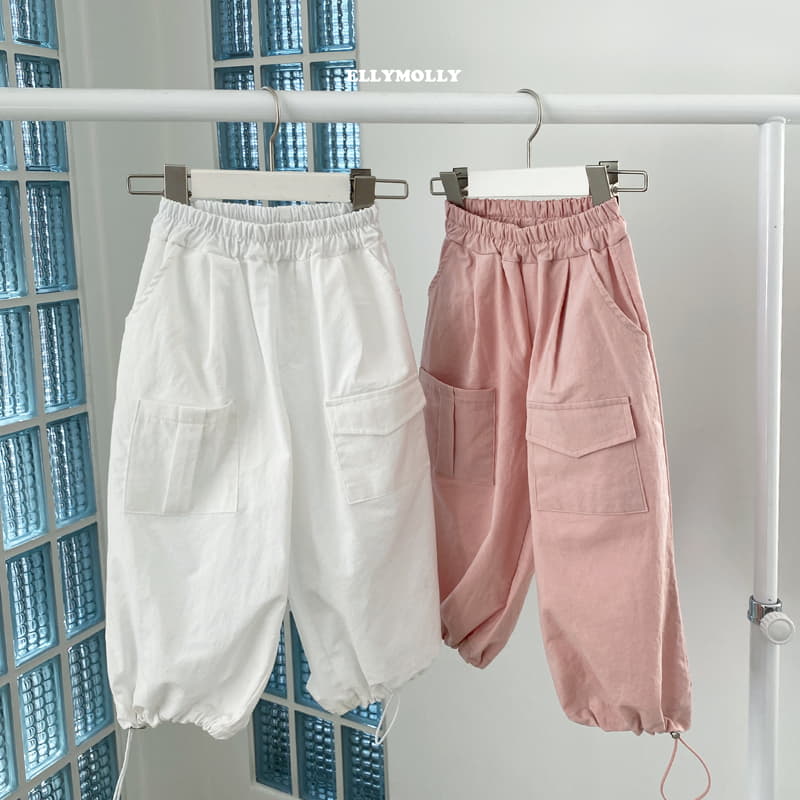 Ellymolly - Korean Children Fashion - #kidsshorts - Open Pocket Pants - 6