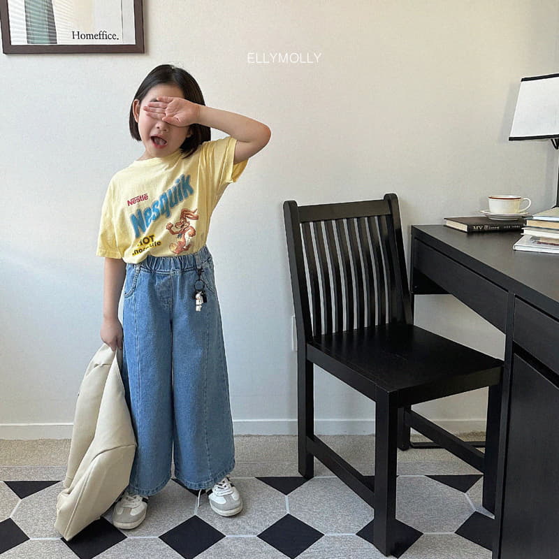 Ellymolly - Korean Children Fashion - #kidsshorts - Nest Tee - 10