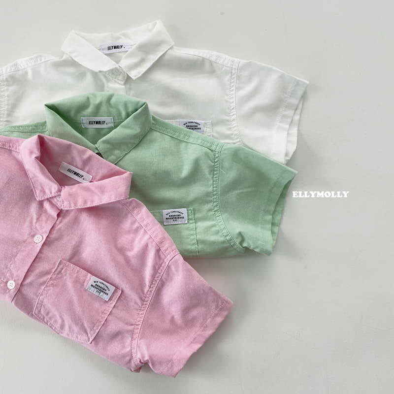 Ellymolly - Korean Children Fashion - #kidzfashiontrend - Trendy Pigment Shirt - 6