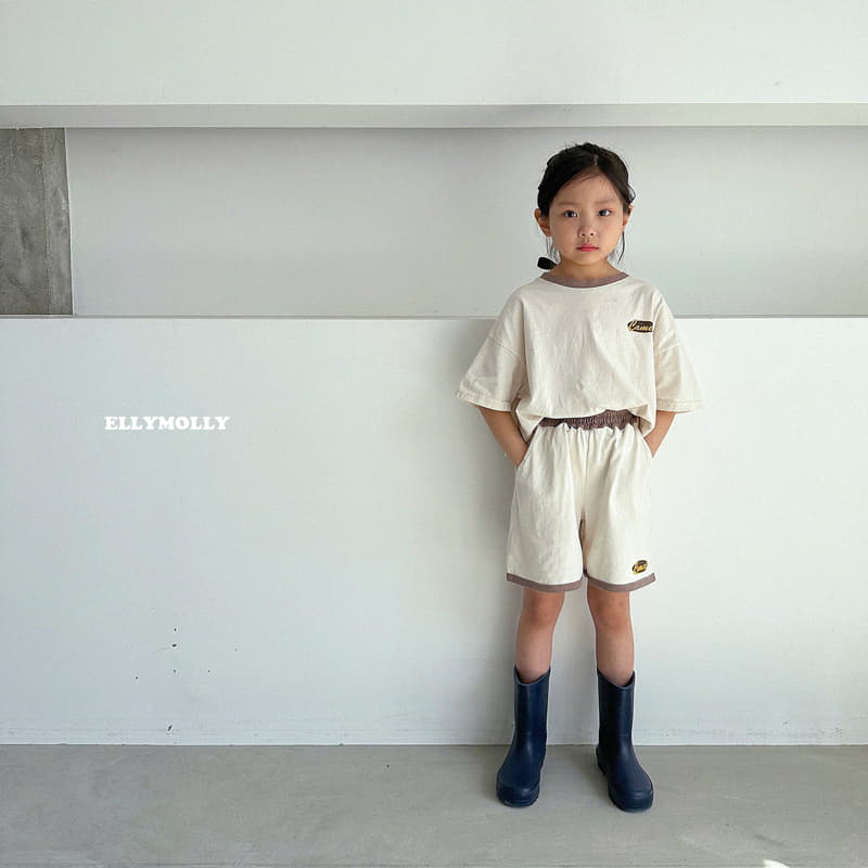 Ellymolly - Korean Children Fashion - #littlefashionista - Camel Color Tee - 12