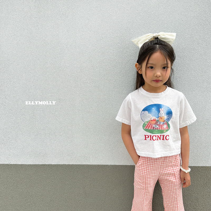 Ellymolly - Korean Children Fashion - #minifashionista - Picnic Rabbit Tee - 9