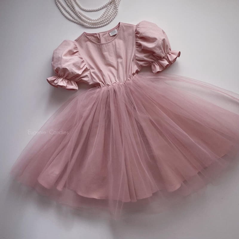 Eugenie Candies - Korean Children Fashion - #kidsshorts - Pink One-piece - 4