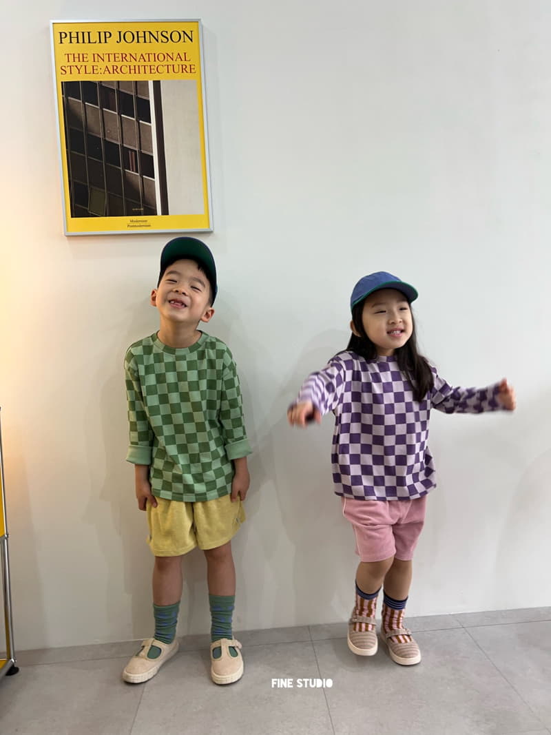 Fine Studio - Korean Children Fashion - #kidzfashiontrend - Terry SHOrts - 4