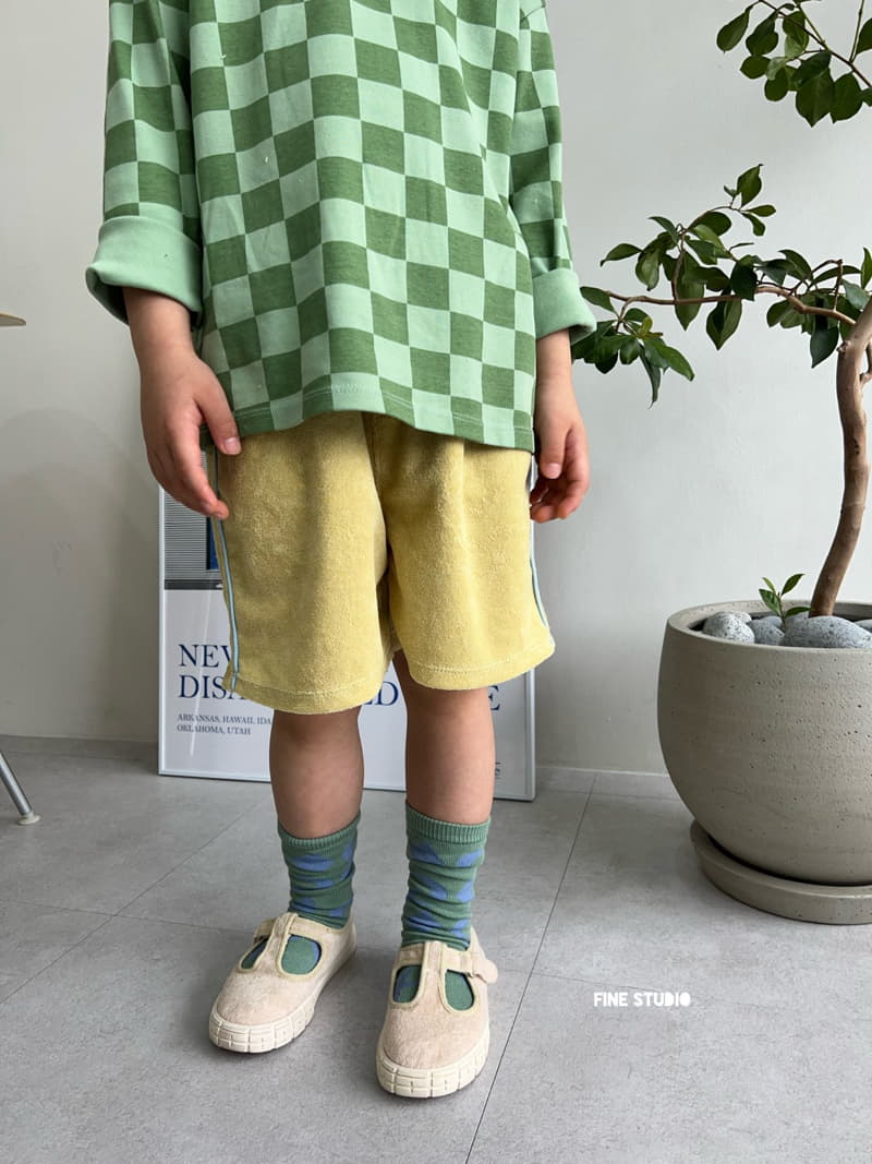 Fine Studio - Korean Children Fashion - #todddlerfashion - Terry SHOrts - 9
