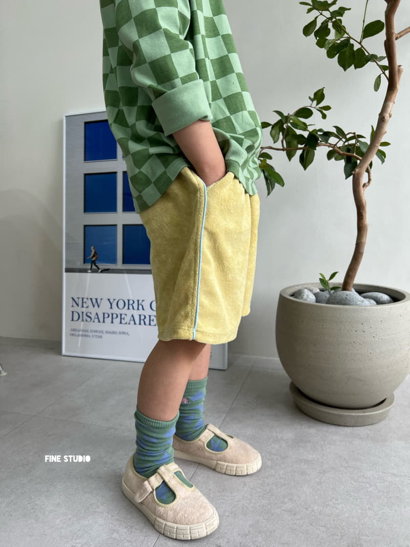 Fine Studio - Korean Children Fashion - #toddlerclothing - Terry SHOrts - 10
