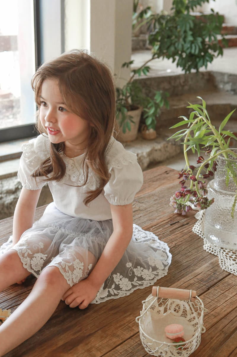Flo - Korean Children Fashion - #childrensboutique - Maren Collar Tee - 2