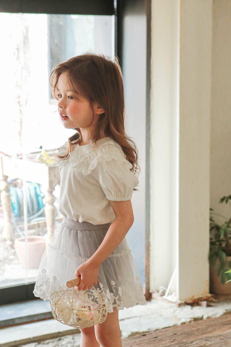 Flo - Korean Children Fashion - #fashionkids - Maren Collar Tee - 5