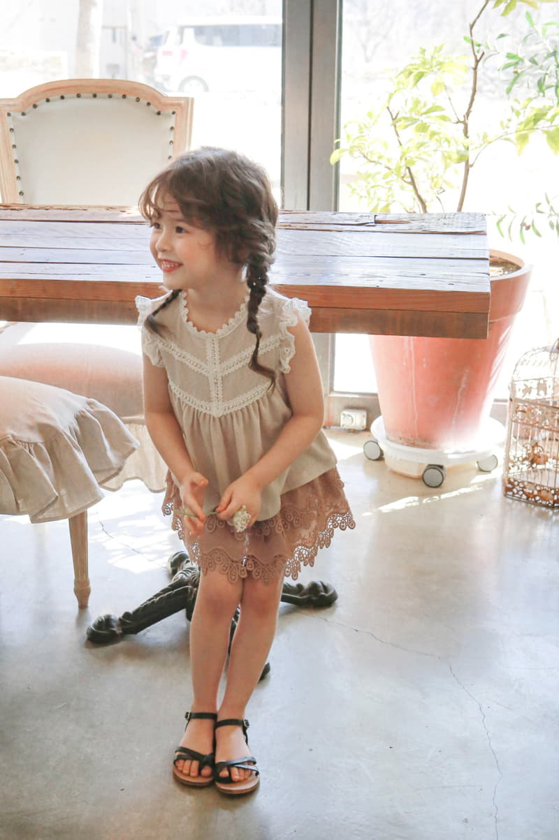 Flo - Korean Children Fashion - #kidsshorts - Shirely Lace Skirt - 11
