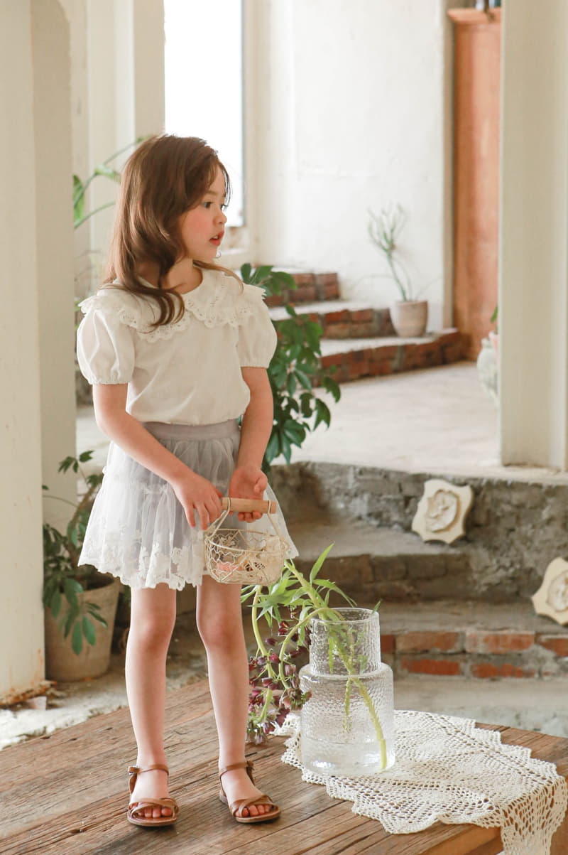 Flo - Korean Children Fashion - #kidsshorts - Maren Collar Tee - 6