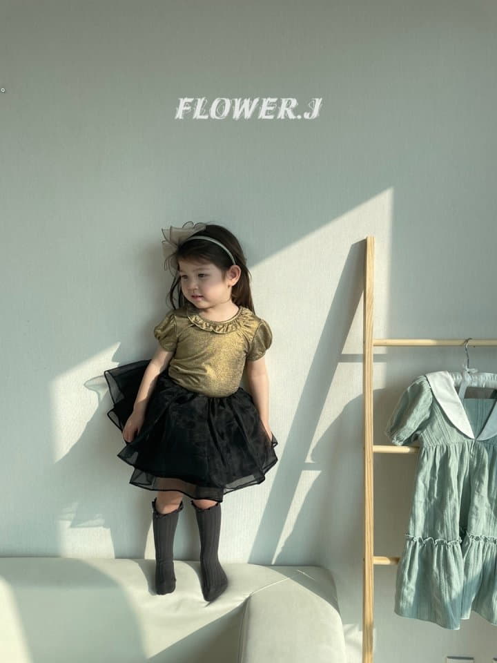 Flower J - Korean Children Fashion - #Kfashion4kids - Matal Tee
