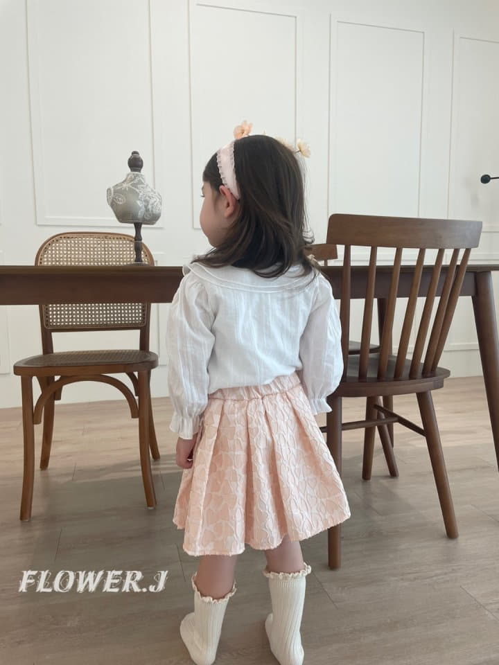 Flower J - Korean Children Fashion - #Kfashion4kids - Heart Jacquard Skirt - 3