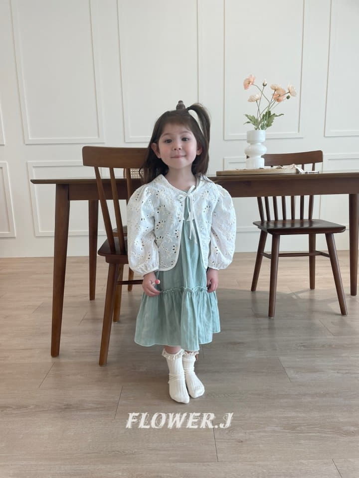 Flower J - Korean Children Fashion - #designkidswear - Embroidery Cardigan - 10