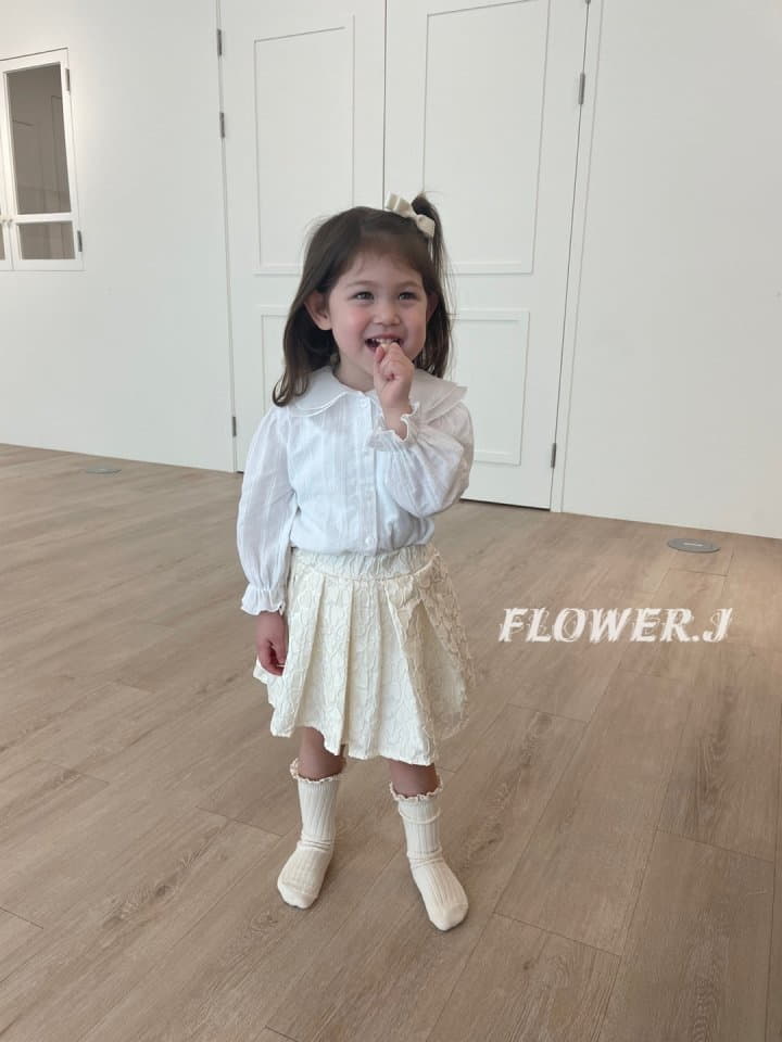 Flower J - Korean Children Fashion - #magicofchildhood - Heart Jacquard Skirt - 5