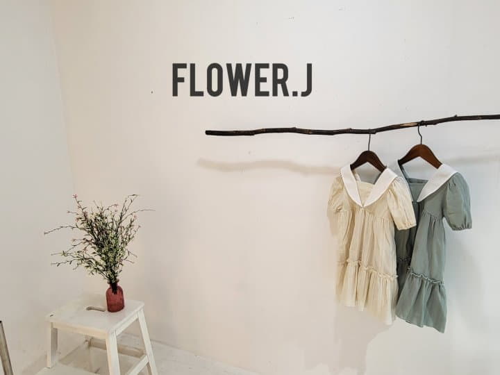 Flower J - Korean Children Fashion - #prettylittlegirls - Sailor One-piece - 3