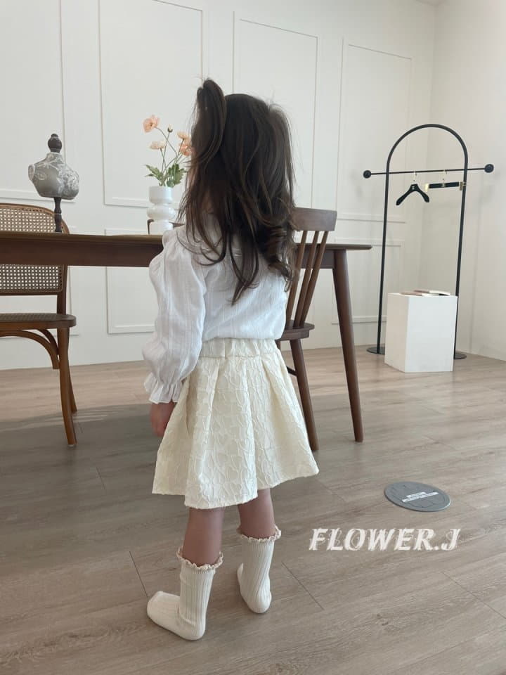 Flower J - Korean Children Fashion - #prettylittlegirls - Heart Jacquard Skirt - 7