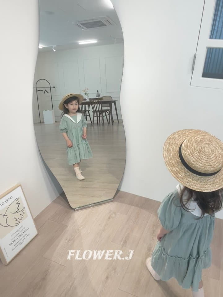 Flower J - Korean Children Fashion - #stylishchildhood - Sailor One-piece - 6