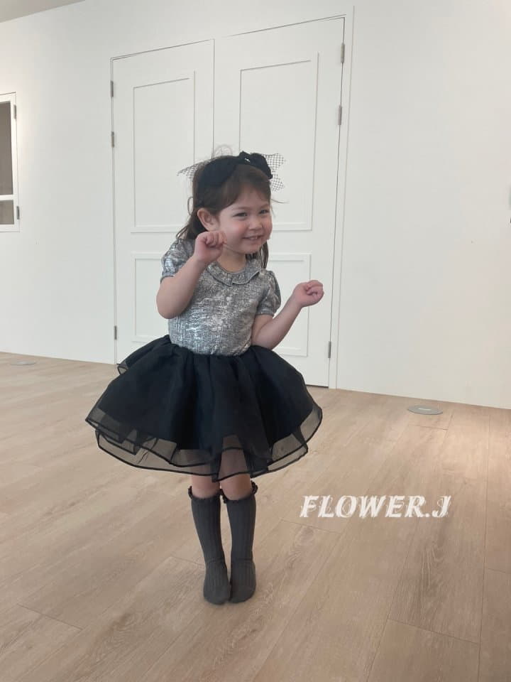 Flower J - Korean Children Fashion - #todddlerfashion - Matal Tee - 6