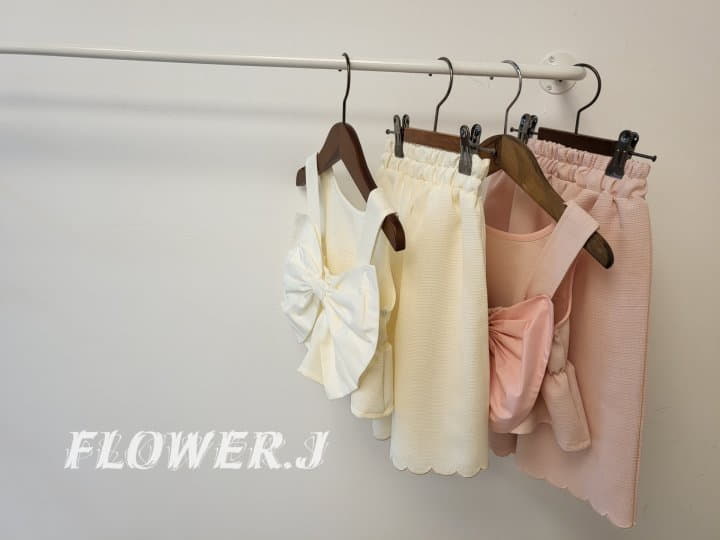 Flower J - Korean Children Fashion - #todddlerfashion - Big Ribbon Sleeveless - 10