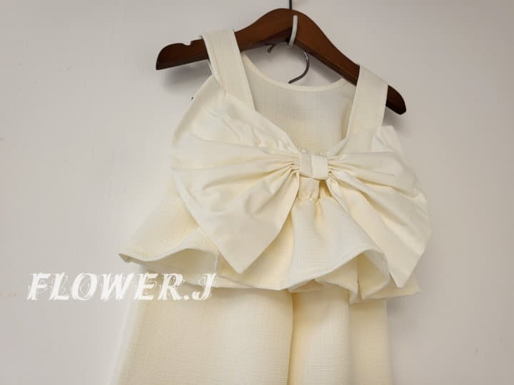 Flower J - Korean Children Fashion - #toddlerclothing - Big Ribbon Sleeveless - 11