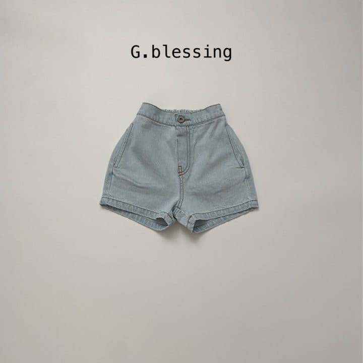 G Blessing - Korean Children Fashion - #discoveringself - Popo Denim Shorts