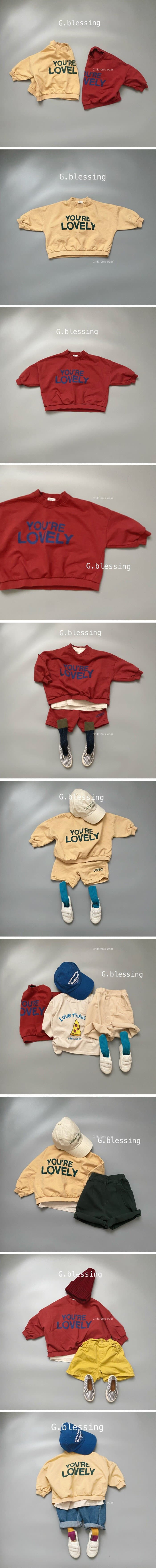 G Blessing - Korean Children Fashion - #kidsshorts - Lovely Sweatshirt