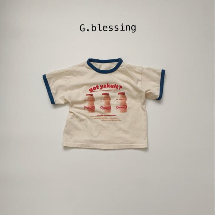 G Blessing - Korean Children Fashion - #kidsshorts - Yogurt Tee - 2