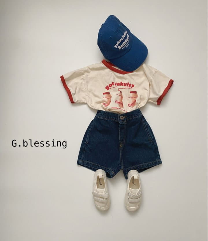 G Blessing - Korean Children Fashion - #minifashionista - Popo Denim Shorts - 9