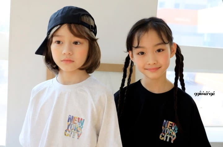 Ggomenge - Korean Children Fashion - #kidsshorts - New York City Tee - 9