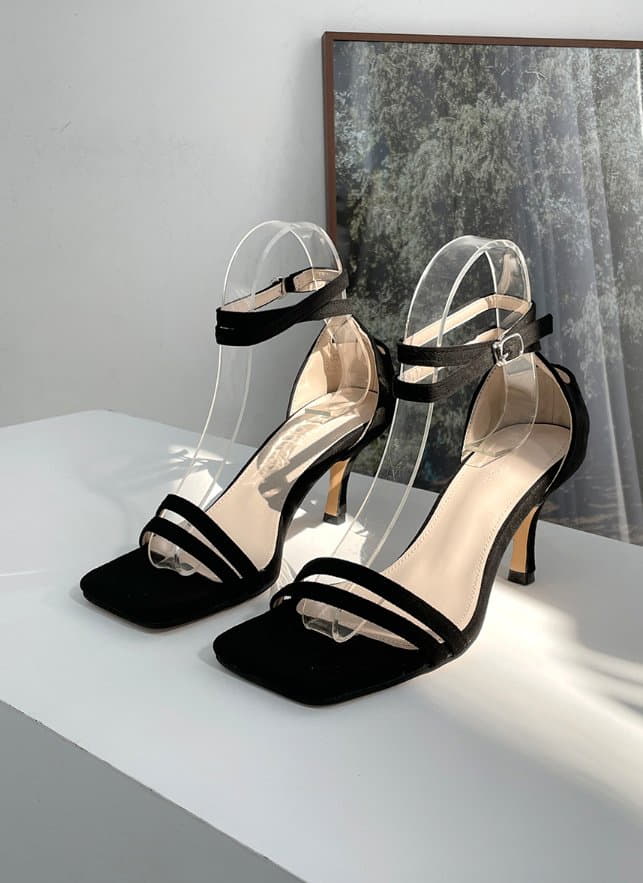 Golden Shoe - Korean Women Fashion - #momslook - bu1082 High Heels Sandals