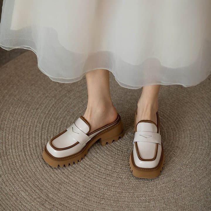 Golden Shoe - Korean Women Fashion - #momslook - dh5218 Slippers