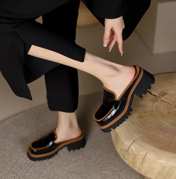Golden Shoe - Korean Women Fashion - #momslook - dh5218 Slippers - 6