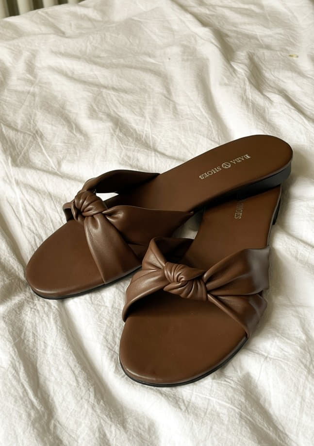 Golden Shoe - Korean Women Fashion - #momslook - ba305 Slippers