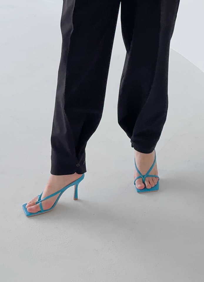 Golden Shoe - Korean Women Fashion - #restrostyle - L0025 Slippers - 4