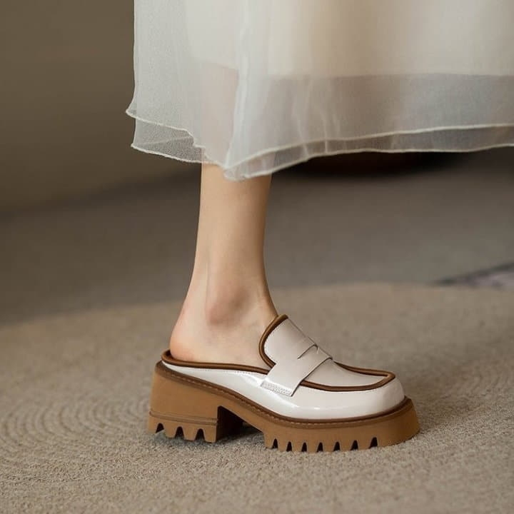 Golden Shoe - Korean Women Fashion - #momslook - dh5218 Slippers - 4