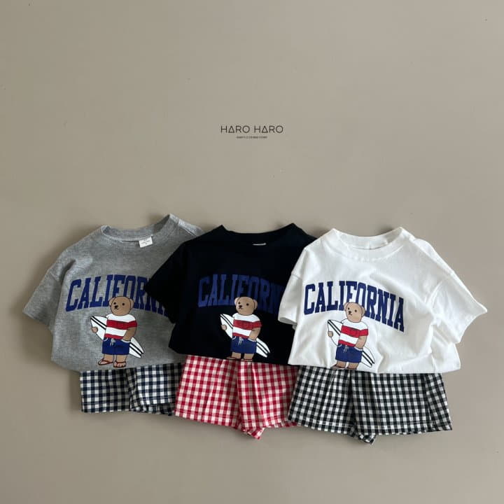 Haro Haro - Korean Children Fashion - #designkidswear - California Tee - 8