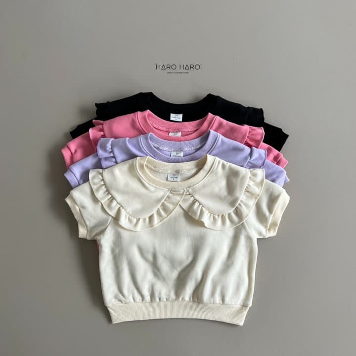 Haro Haro - Korean Children Fashion - #kidsstore - Frisia Collar Sweatshirt