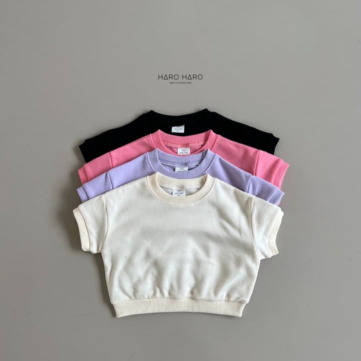 Haro Haro - Korean Children Fashion - #kidzfashiontrend - Puppy Crop Sweatshirt