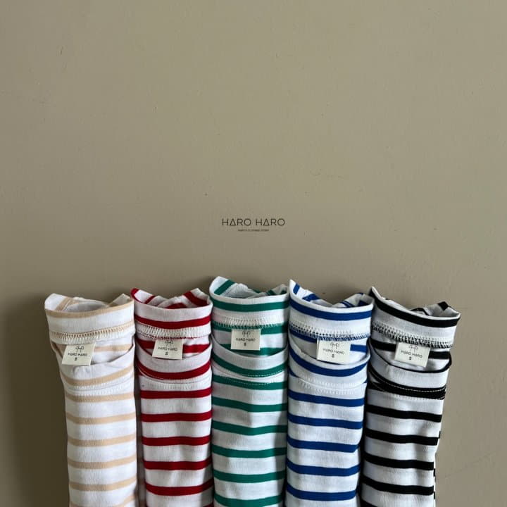 Haro Haro - Korean Children Fashion - #magicofchildhood - Paint Stripes Tee - 10