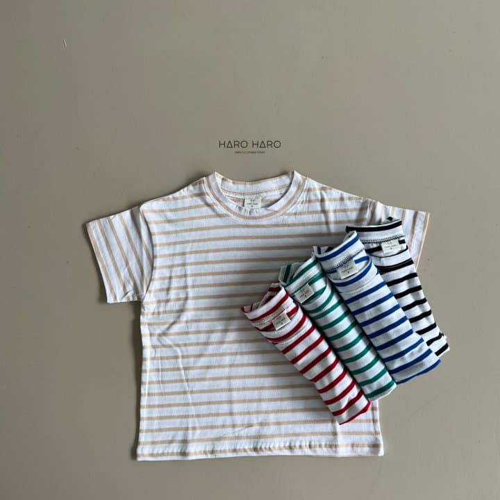 Haro Haro - Korean Children Fashion - #prettylittlegirls - Paint Stripes Tee - 12
