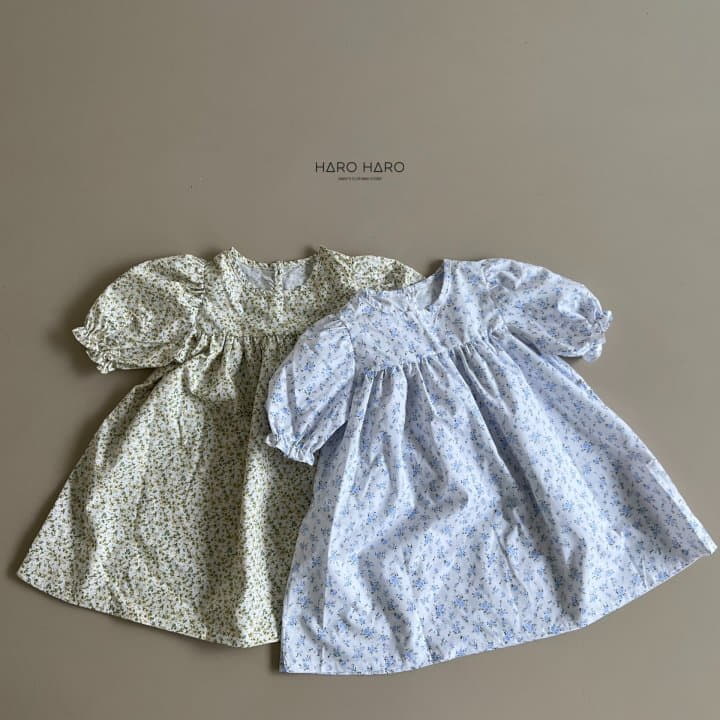 Haro Haro - Korean Children Fashion - #toddlerclothing - Flower One-piece - 8