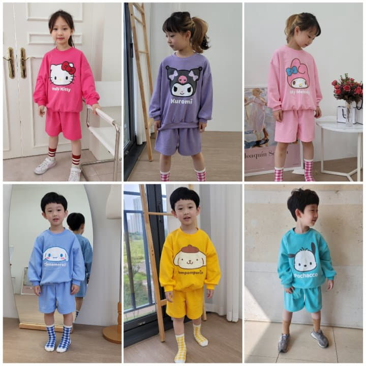 Heart Baby - Korean Children Fashion - #childrensboutique - Sanrio Top Bottom Set