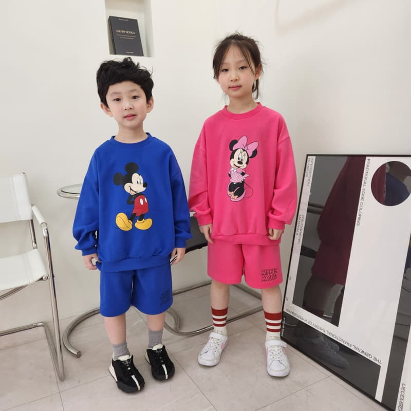 Heart Baby - Korean Children Fashion - #littlefashionista - Mickey Friends Top Bottom Set - 12