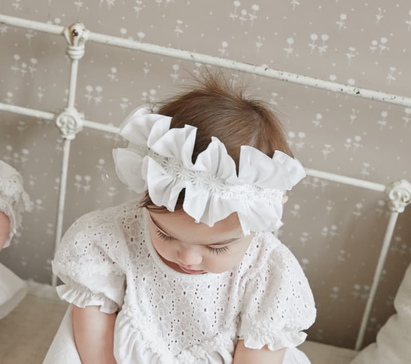 Hi Byebebe - Korean Baby Fashion - #babyboutique - Frill Hairband - 4