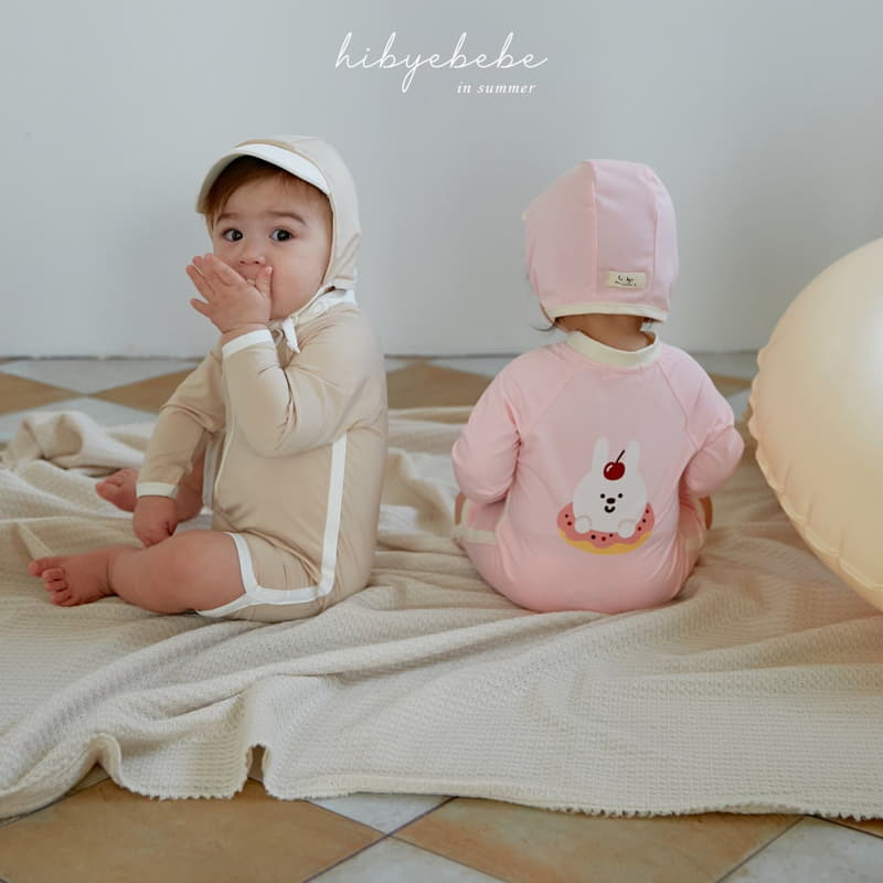 Hi Byebebe - Korean Baby Fashion - #babyboutique - Tube Tayo Swim Bodysuit with Hat