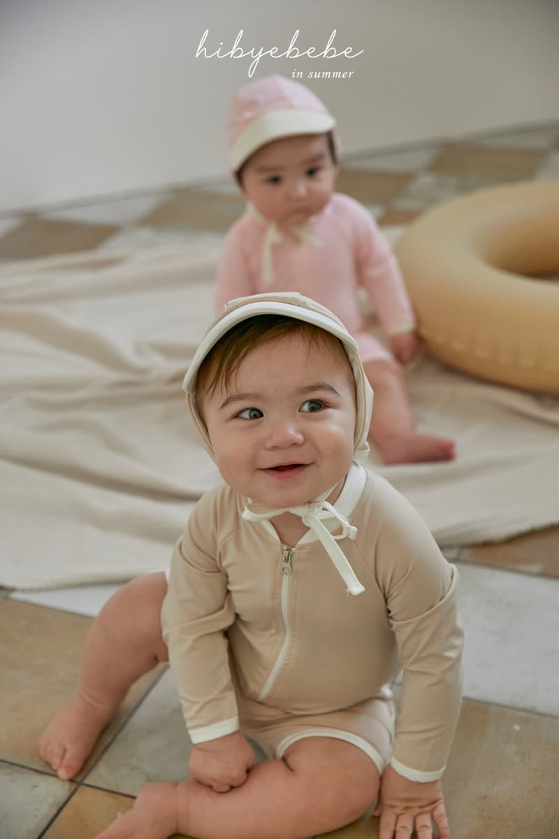 Hi Byebebe - Korean Baby Fashion - #babyboutique - Tube Tayo Swim Bodysuit with Hat - 2